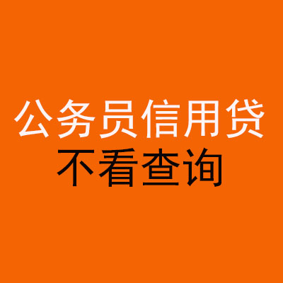 市中公务员信用贷款